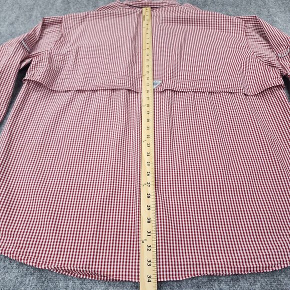 South Carolina Gamecocks Shirt Men XXL Gingham Check Columbia PFG Super Bonehead - Picture 7 of 16